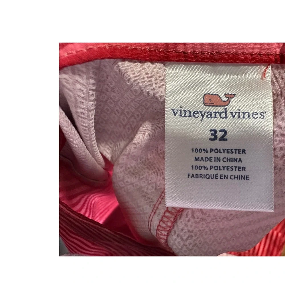 Vineyard Vines‎ Swim Trunks Striped Drawstring Closure Size 32